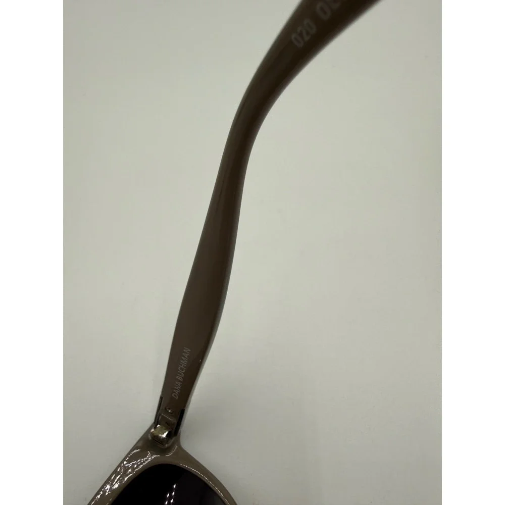 Dana Buchman Sunglasses Womens OS Olive Brown Excellent WDB61SG14 Cat Eye
